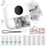 Mini Stampante Fotografica Termica per Foto e Ricevute con Adesivo per Smartphone