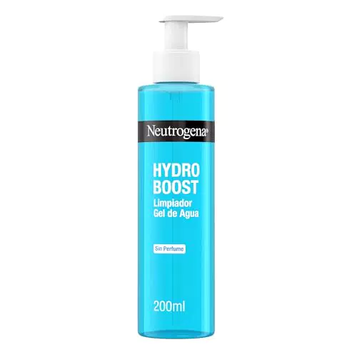 Neutrogena Hydro Boost Acqua Gel Detergente Viso, Detergente schiumogeno viso con Acido Ialuronico e agenti idratanti