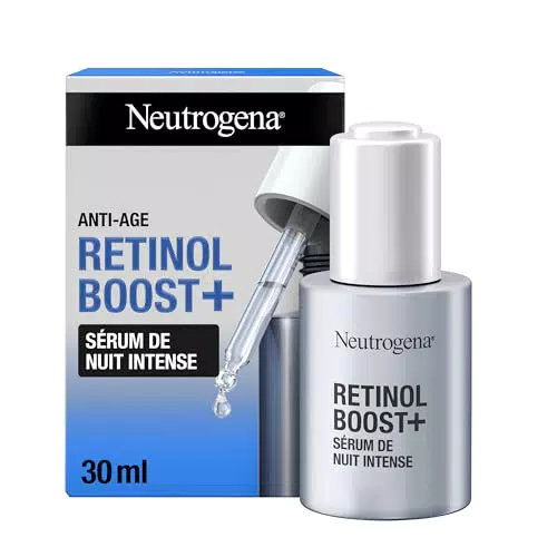 Neutrogena Retinol Boost + Siero Notte Intenso, Siero viso super concentrato con 0