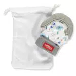 Nuby Guanto da dentizione Soothing con borsa igienica da viaggio