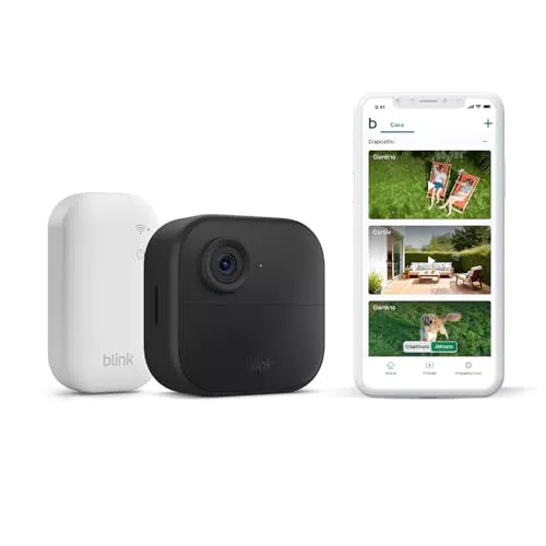 Blink Videocamera di Sicurezza Smart HD Wireless Outdoor 4, Compatibile con Alexa