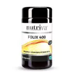 NUTRIVA Folix 400, Integratore alimentare a base di Acido Folico. Integratore per donne
