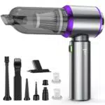 NVKHG Aspirabriciole Senza Fili Potente per Auto e Casa con Motore Brushless