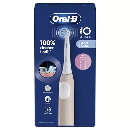 Oral-B iO 2 Spazzolino Elettrico Rosa 1 Testina