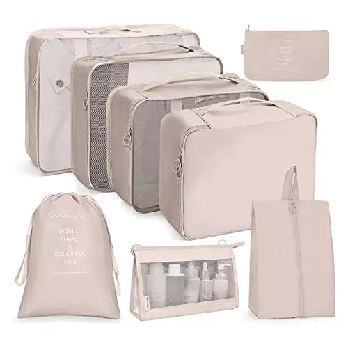 OSDUE Organizer Valigia - Accessori per Viaggio Salvaspazio e Packing Cubes