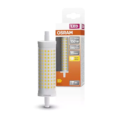 OSRAM LED Torcia con base R7s, Tubo LED con lampadina da 19 W