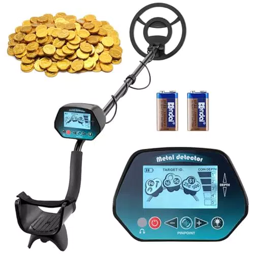 OutarSaick Rivelatore di Metalli Professionale Impermeabile con Schermo LCD