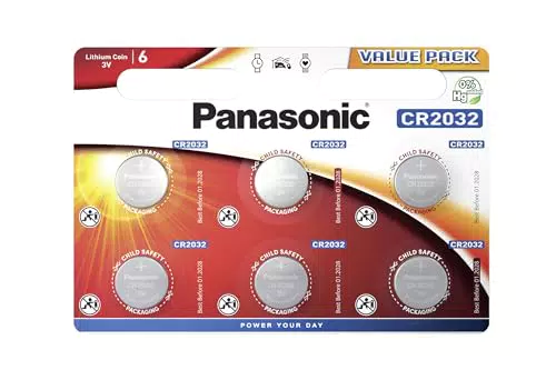 Panasonic CR2032 - Pile al Litio 3V di alta qualità per dispositivi elettronici