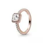 Pandora Anello Elegance Timeless placcato in oro rosa con zirconi cubici