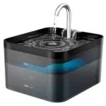 PawPoll Fontanella per Gatti Ultra Silenziosa con LED e Filtro a Carbone Attivo