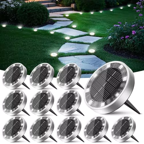 Peasur Faretto Solare da Giardino Impermeabile per Esterni e Paesaggio