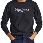 Pepe Jeans Eggo Maglietta a Maniche Lunghe Slim Fit Uomo