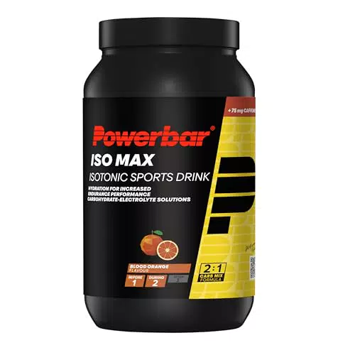 Powerbar Isomax - Bevanda Sportiva Isotonica con Elettroliti e Caffeina