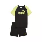 PUMA ESS No.1 Logo Poly Tee e Shorts Set per Bambini