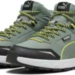 PUMA Evolve Trail PS, Scarpe da Ginnastica, Green Moon Lemon Sherbert Black