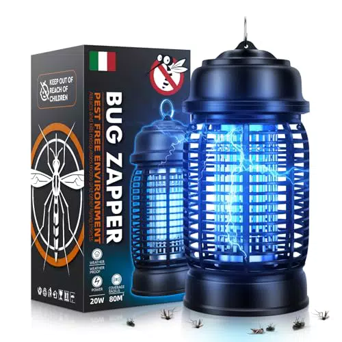 Quilted Northern Lampada Antizanzare Elettrica 20W UV Impermeabile IPX4