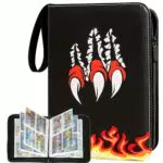 Brand Raccoglitore per Carte di Credito con 4 Tasche e 50 Tasche Rimovibili