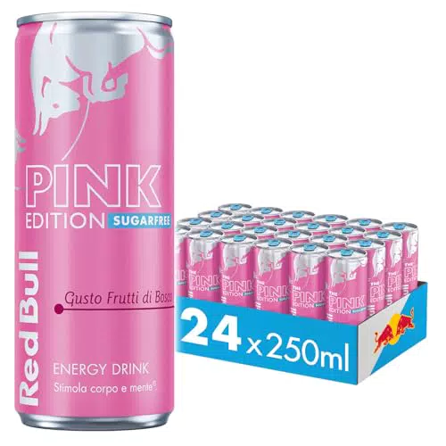 Red Bull Energy Drink Frutti di Bosco - Lattine di bevanda energizzante