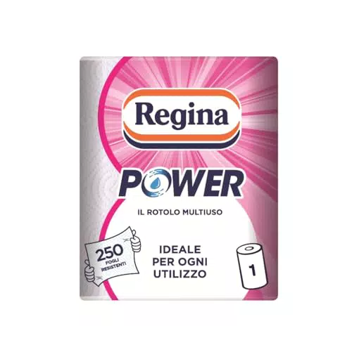 Regina Power Carta Multiuso 250 Fogli, Ideale per la Pulizia di Ogni Superficie