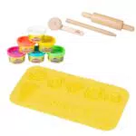 Play-Doh Set di Gioco per Bambini - Tappetino 3D e Strumenti in Legno FSC