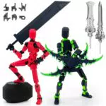 RuiDay Figura d'Azione T13, Stampa 3D Multi-Snodata per Giochi e Collezioni