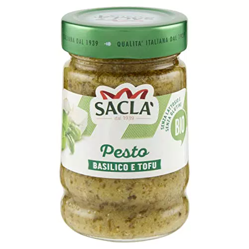 Saclà, Pesto Vegano, Condimento per Pasta e per Arricchire i Tuoi Piatti