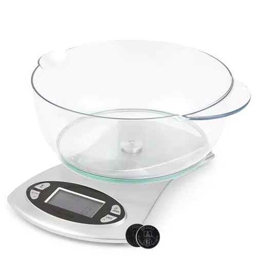 Salter 1069 SVDR Bilancia Elettronica da Cucina con Schermo LCD e Timer