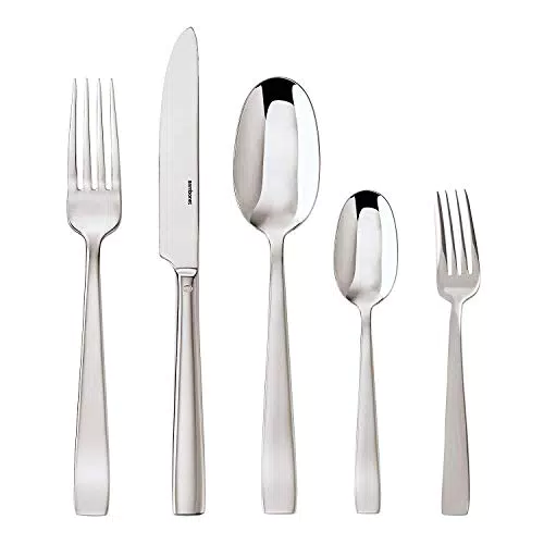 Sambonet Flat 62512-N1 Set di Posate da Tavola Monoblocco in Acciaio Inox 18/10