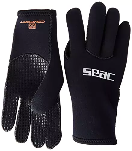 SEAC Comfort 3.0 - Guanti da Sub in Neoprene da 3 mm Unisex Adulto