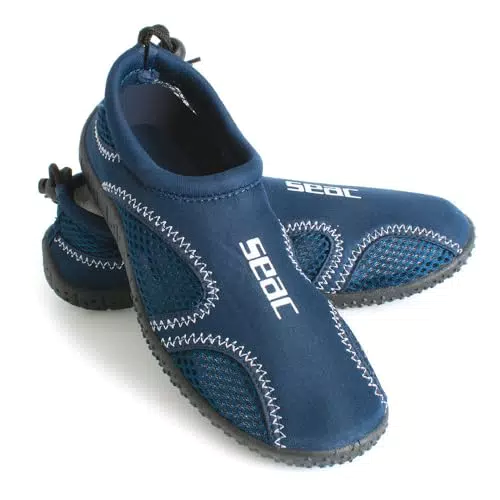 SEAC Sand, Scarpette Da Scoglio Spiaggia E Mare, bianco/blu, 42