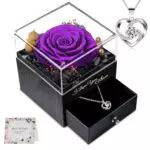skelo Rosa Eterna con I Love You, Stabilizzata Fiore Idee Regalo Donna