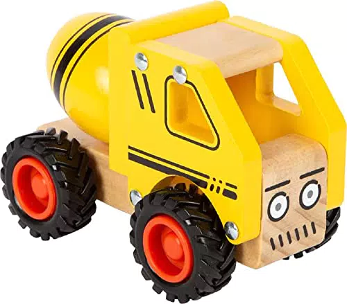 Small Foot Betoniera Giocattolo in Legno Certificato FSC per Bambini 18 Mesi+