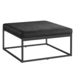Songmics Panca Imbottita e Tavolino da Salotto Quadrato Minimalista LOM077B01