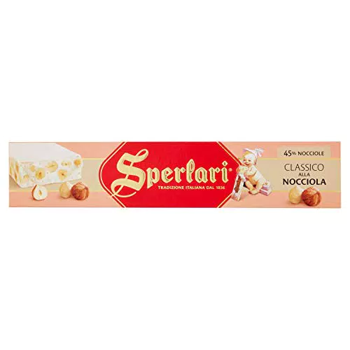 Sperlari Torrone Classico Senza Glutine con Nocciola - Delizia Artigianale
