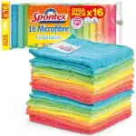 Spontex Panni in Microfibra per Pulizia, Spolverini e Strofinacci