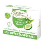 Spuma di Sciampagna Saponetta Cetriolo e Bambù - Formula Idratante e Fresca