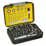 Stanley Set di Inserti 25 mm con Portainserti Magnetico a sgancio veloce