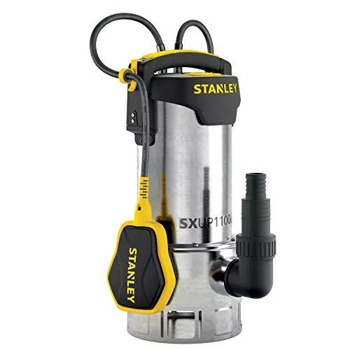 Stanley Pompa Immersione SXUP1100XDE per Acque Scure - 1.100 W, 16.500 l/h