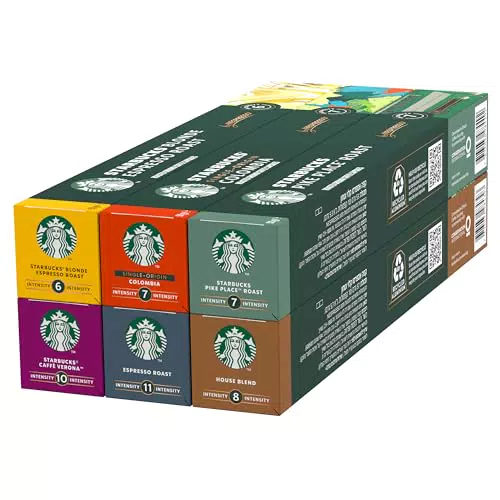 Starbucks Kit Degustazione Caffè Nespresso - Capsule Compatibili Espresso
