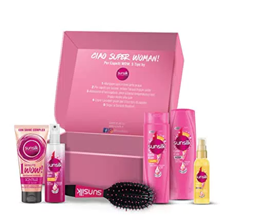 Sunsilk Box Scintille di Luce - Idea Regalo per Donna con Shampoo e Trattamenti