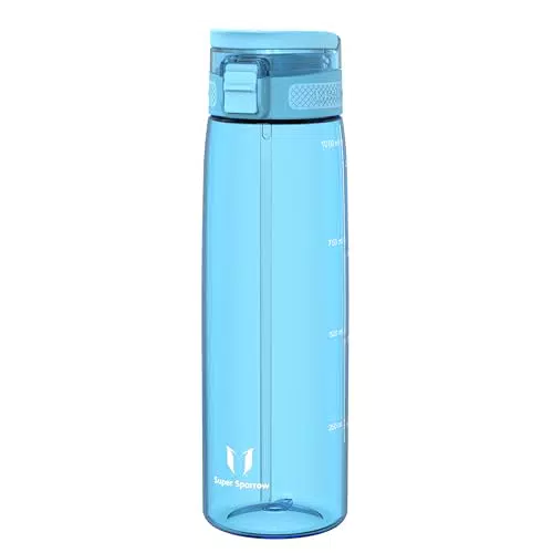Super Sparrow Borraccia Sportiva 1L in Tritan Senza BPA a Prova di Perdite