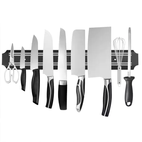 Supporto Magnetico per Coltelli - Striscia Magnetica da Cucina 38 cm