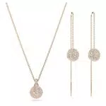 Swarovski Set Meteora Placcato Oro Rosa - Offerte Esclusive Per Te
