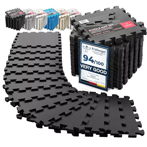 Tappeto Palestra Fitness Puzzle - Pavimento Protettivo Incastro per Home Gym