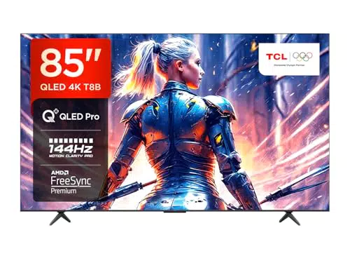 TCL 85T8B TV QLED 85" 4K Ultra HD con Google TV e Dolby Atmos