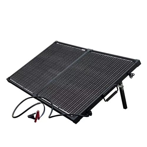 Technaxx TX-215 Set Caricabatterie Solari 100W Pannello Monocristallino Portatile