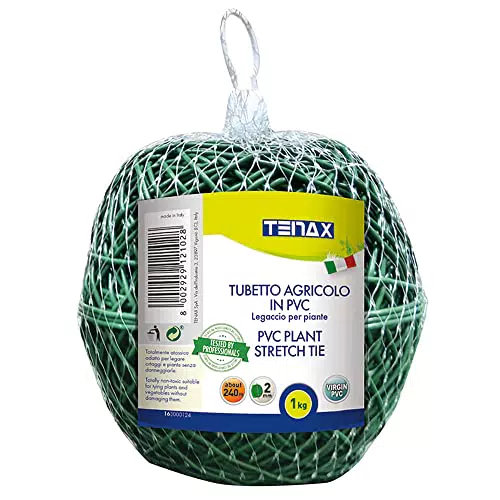 TENAX Tubetto Agricolo Legatura in PVC per Piante e Fiori, Lunghezza 240 m