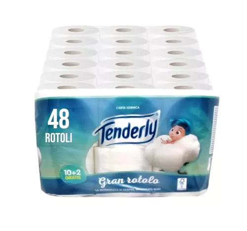 TENDERLY GRAN ROTOLO 48 rotoli - 40+8 gratis