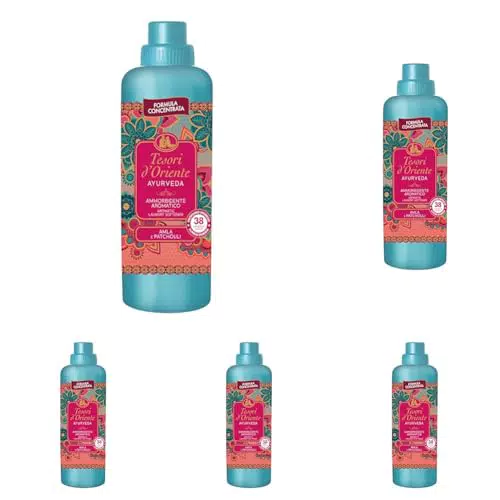 Tesori d'Oriente Ammorbidente Lavatrice Concentrato Ayurveda con Amla e Patchouli