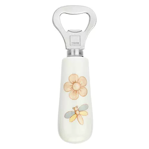 THUN Apri Bottiglie Decorato Fiore e Libellula - Accessori Cucina Elegance